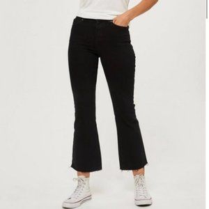 Topshop Black Cropped Jeans